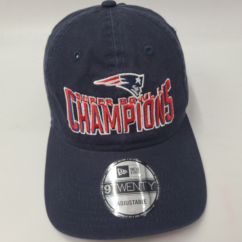 New‎ England Patriots Hat Strapback New Era 9Twenty Blue Super Bowl LI Champions